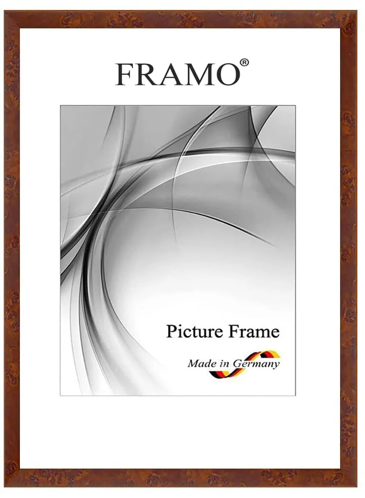 FRAMO N°127 cadre photo 10 x 15 cm bois massif marron