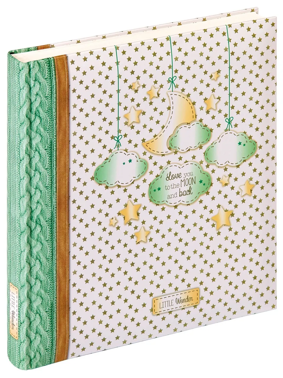 walther design Little Wonder UK-209 album bébé 28x30,5 cm étoiles