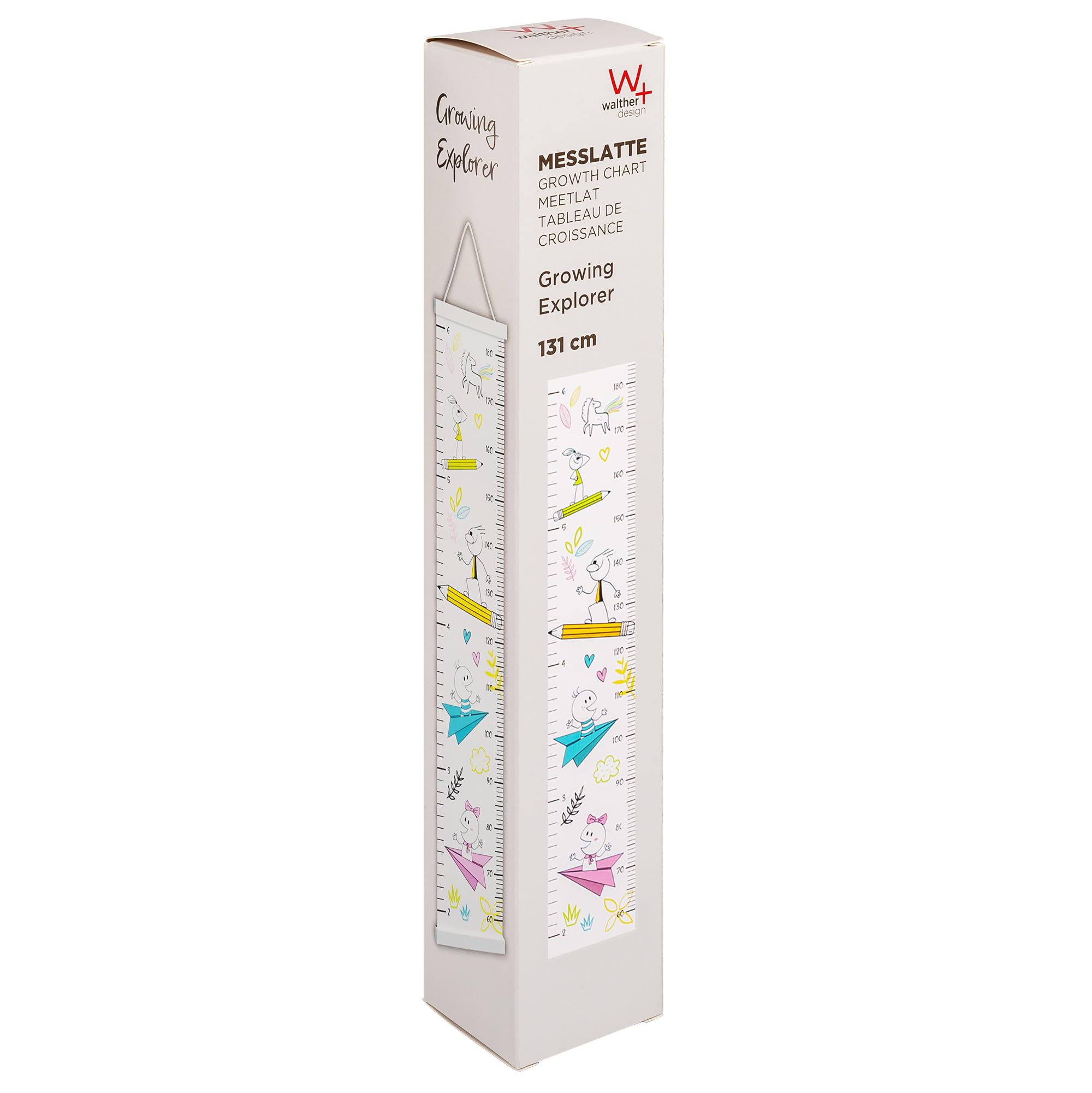 walther design Explorer MB131M toise blanc 131 cm enfant