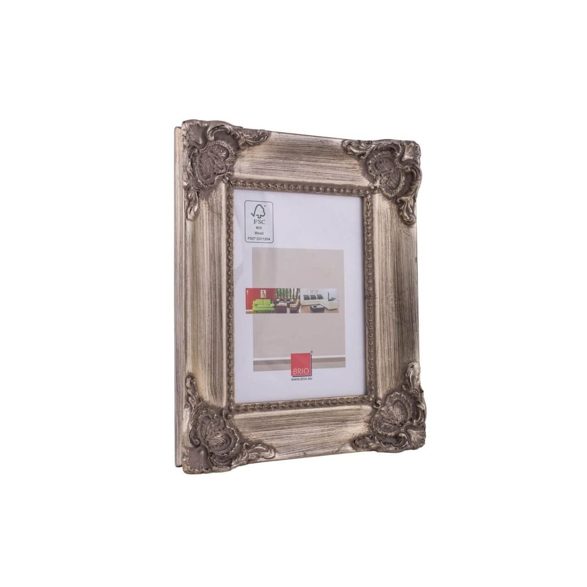 Ceanothe Brio 30854 Opera cadre photo 10x15 cm argent vieilli