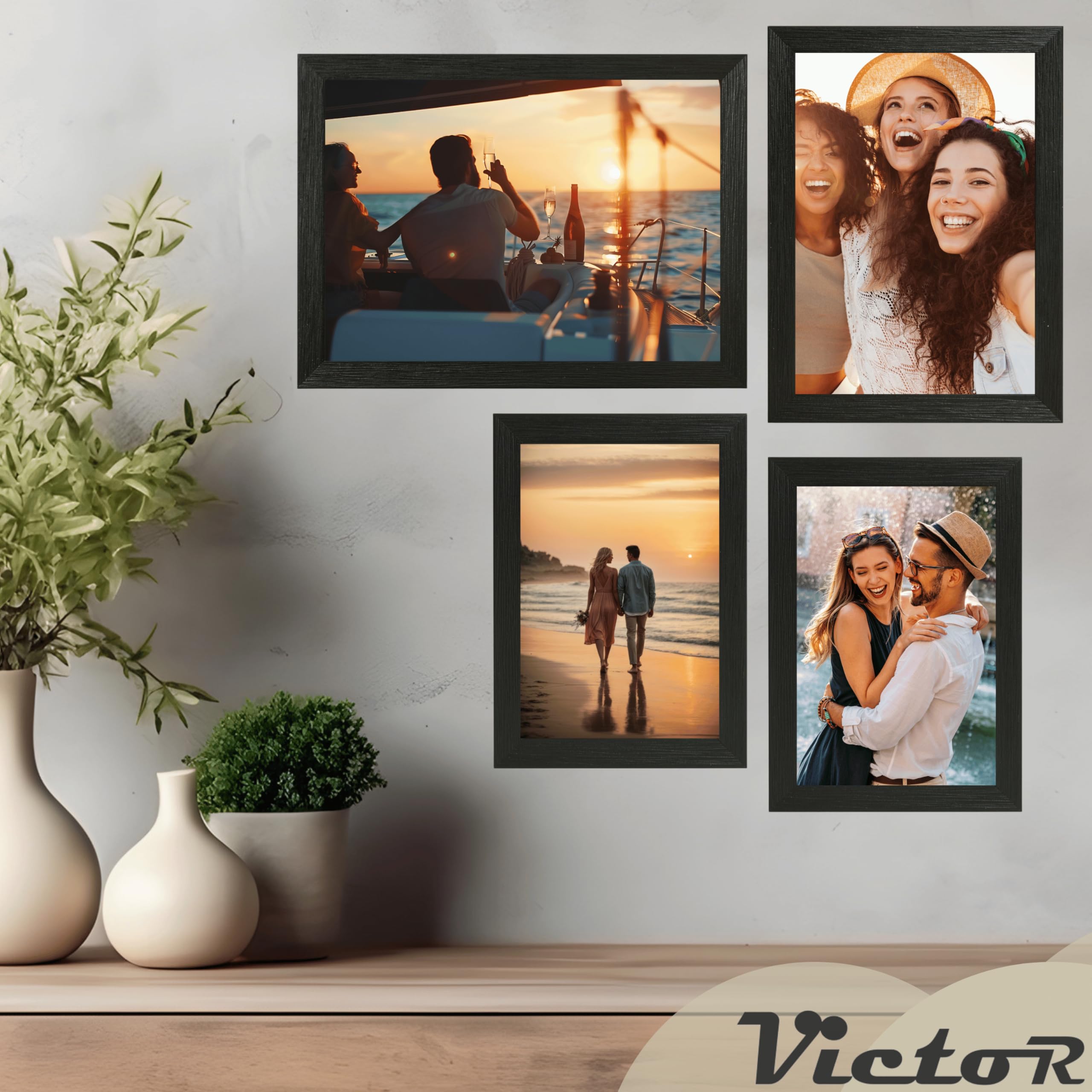 Victor Stieler cadre photo noir 13x18 cm acrylique