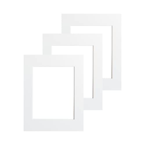 Victor Passe-Partout cadre photo 30x40 cm lot 3 blanc crème sans acide
