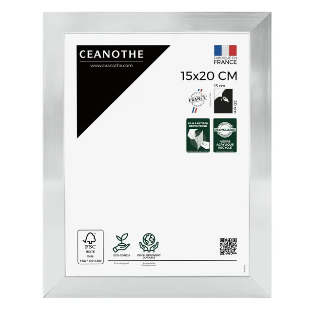 Ceanothe Precious cadre photo acier 15x20 cm incassable