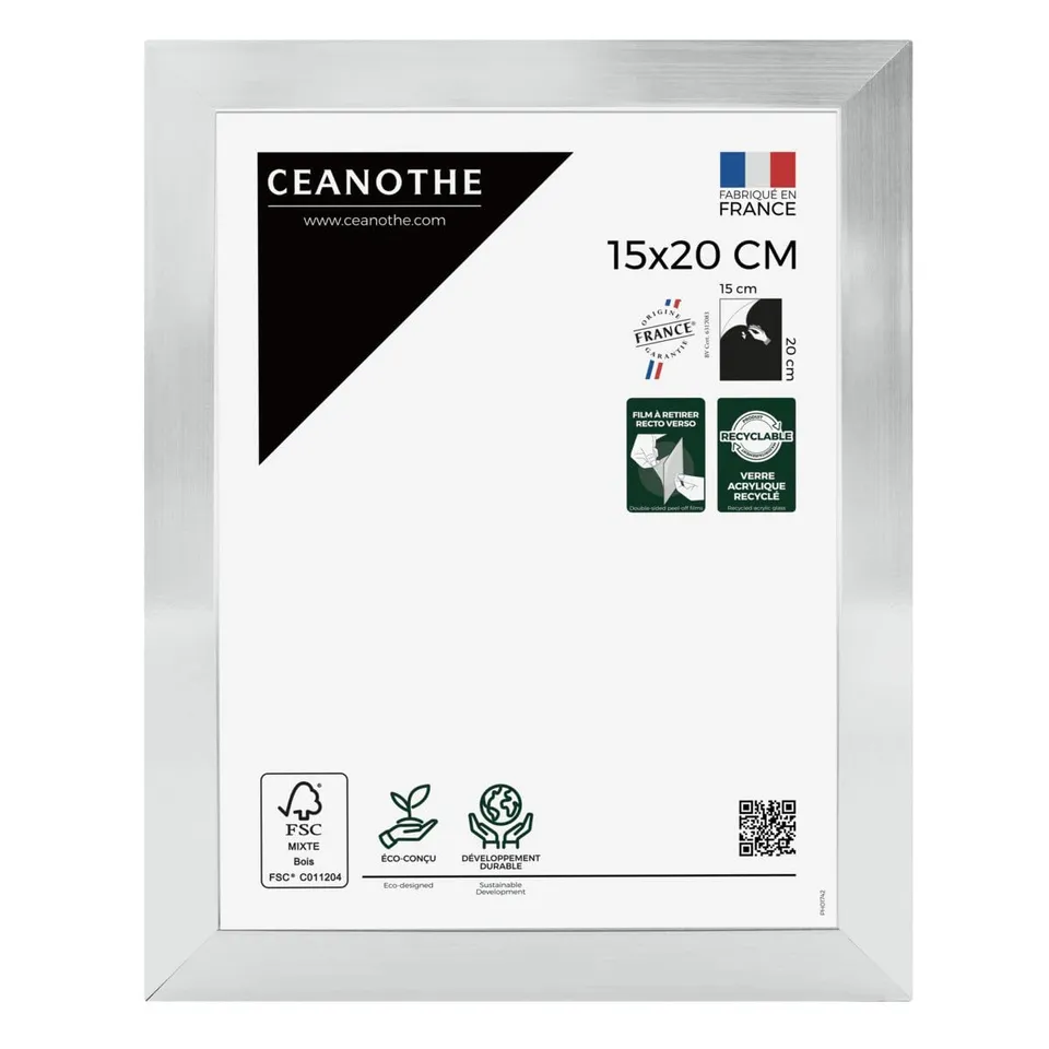 Ceanothe Precious cadre photo acier 15x20 cm incassable