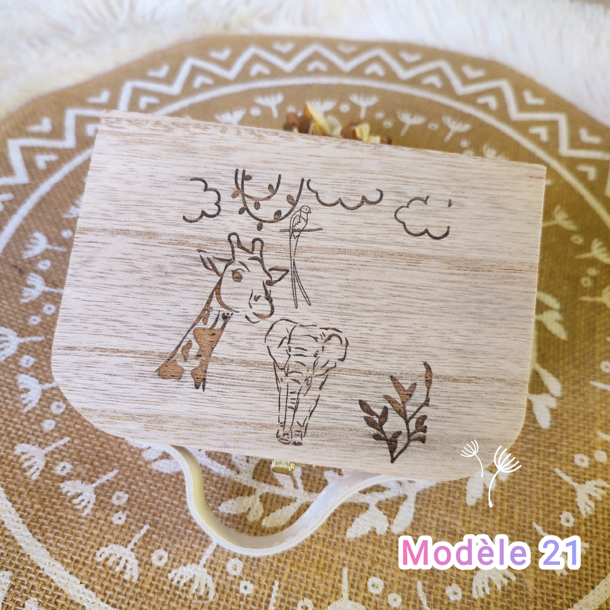 Creat’Angel Petite valise enfant prénom 13,5 cm gravée
