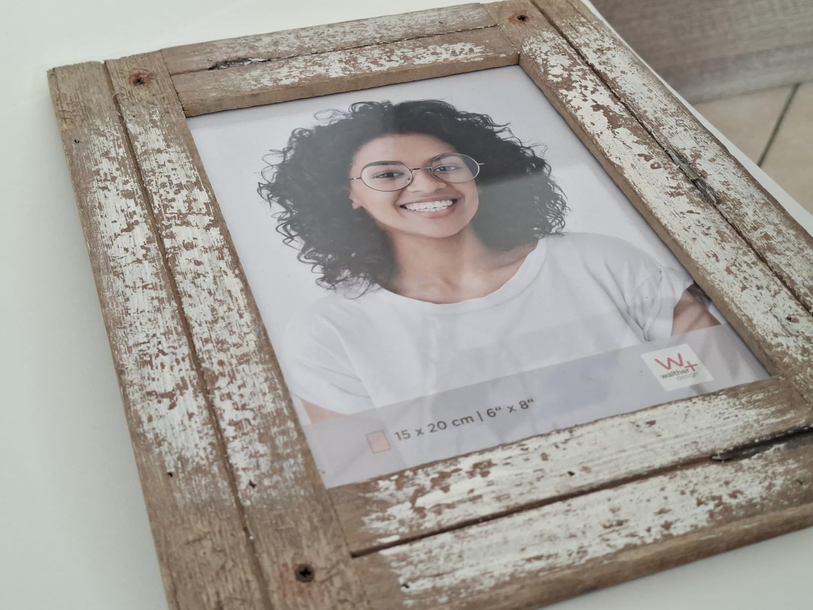 walther design Dupla YA015W cadre portrait 10x15 cm blanc
