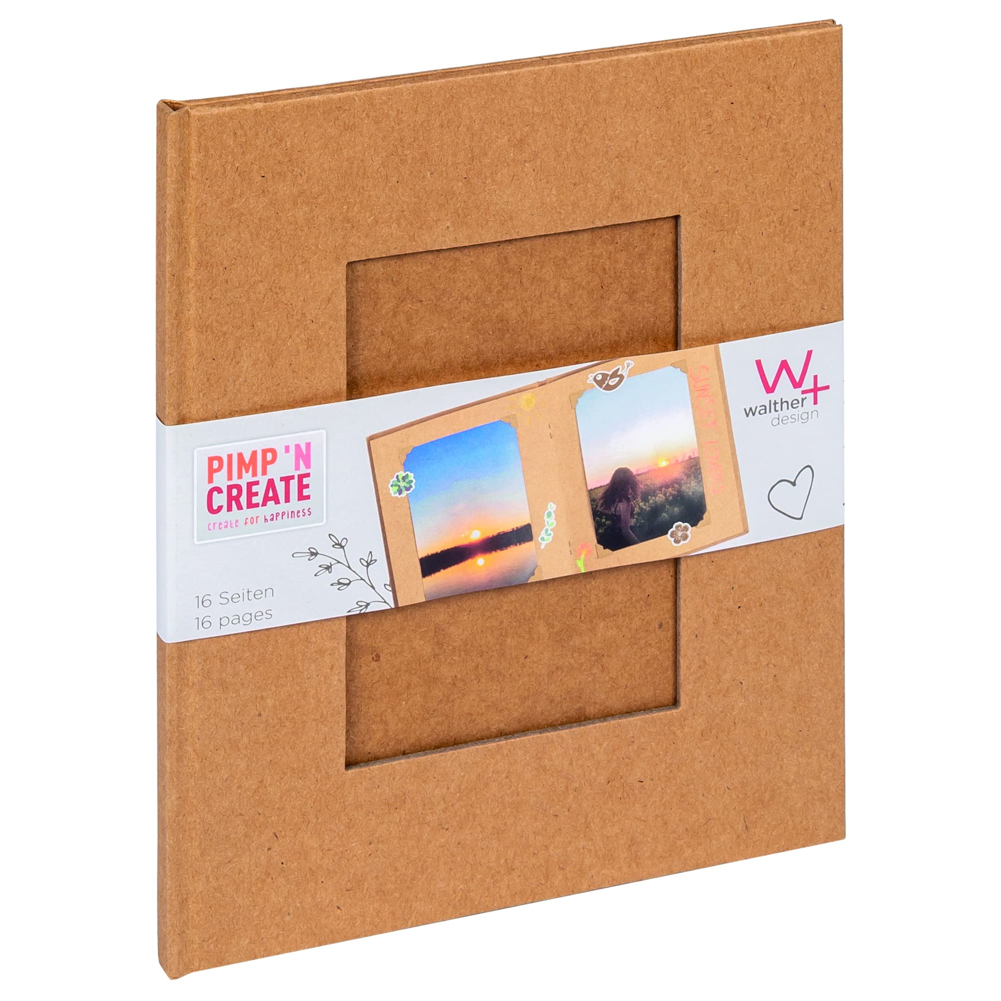 Walther Design FA-090-B album photo noir 16x20 cm
