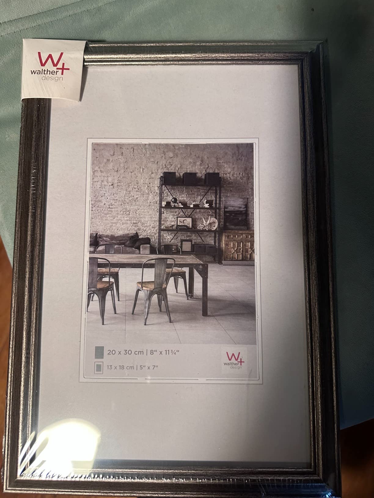 walther design Lounge JA130D cadre photo 21x30 cm acier