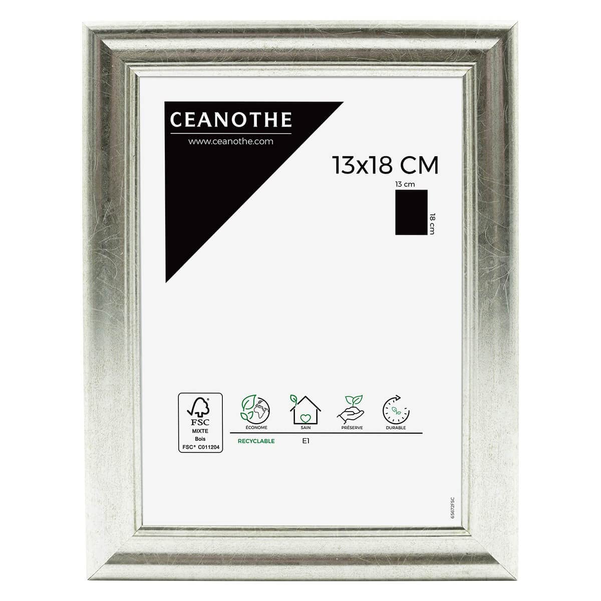 Ceanothe Circée cadre photo doré 50x70 cm