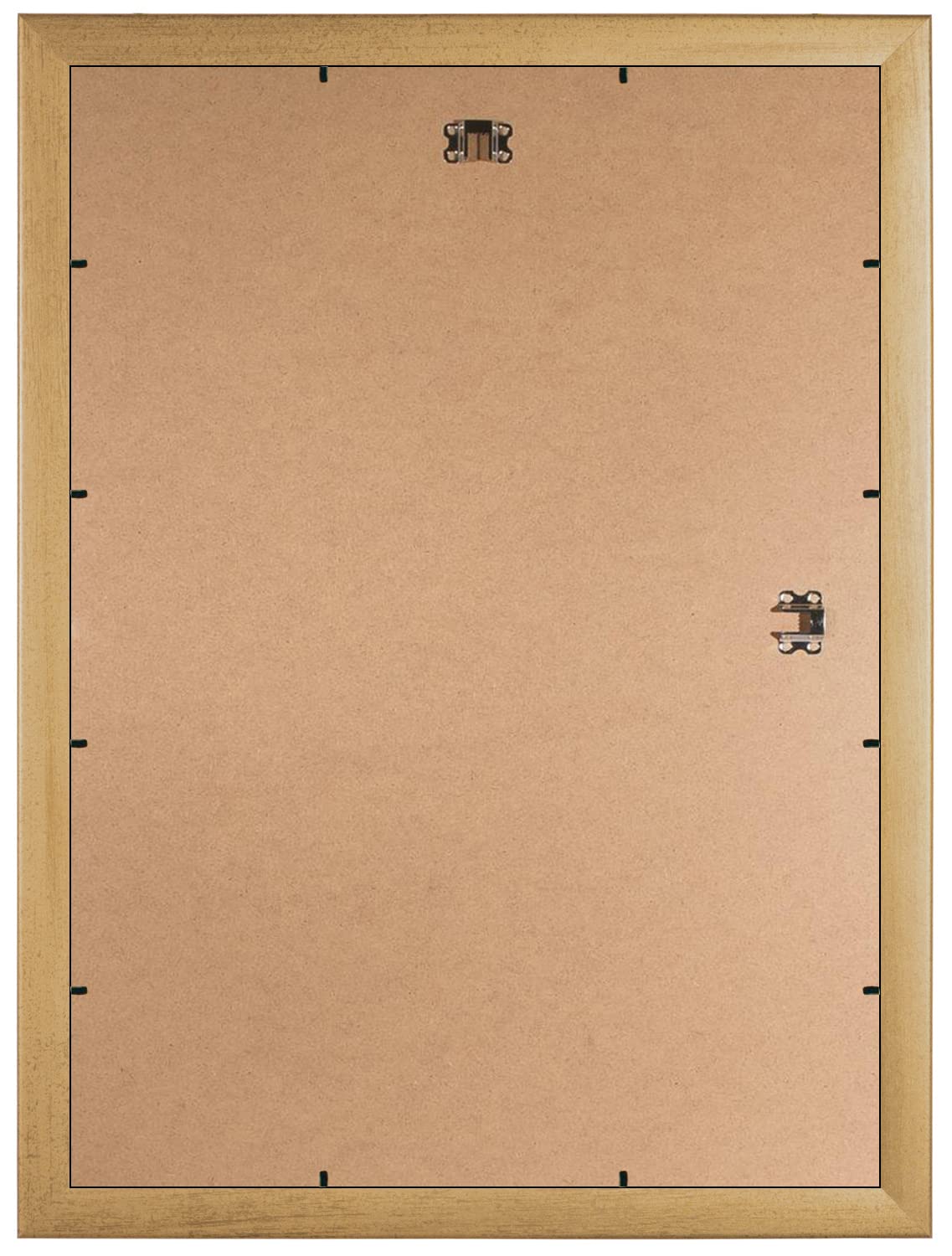 FRAMO 35 mm cadre photo bois 98x68 cm or essuyé antireflet
