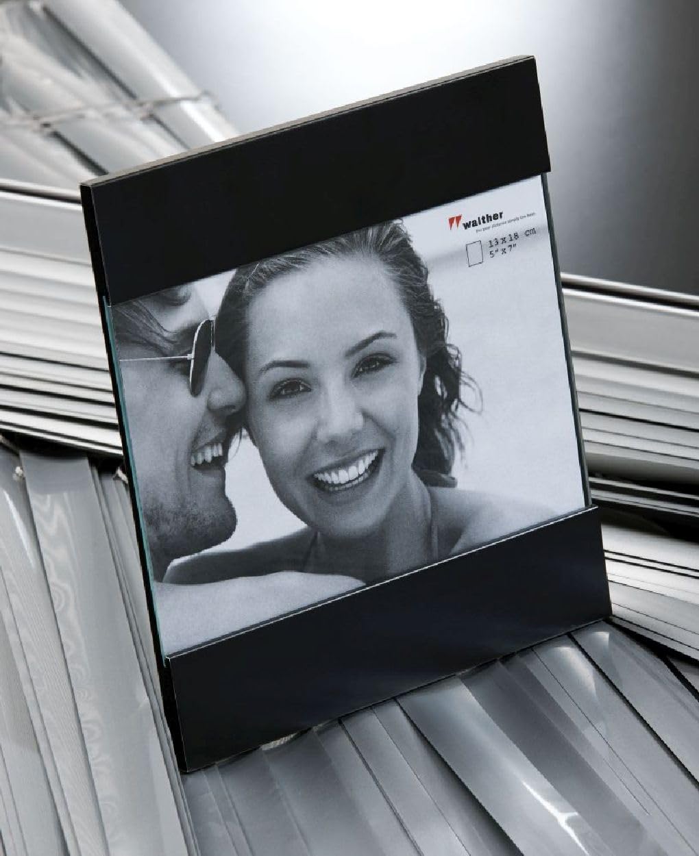 walther design Ava AE520B cadre photo noir 15x20 cm