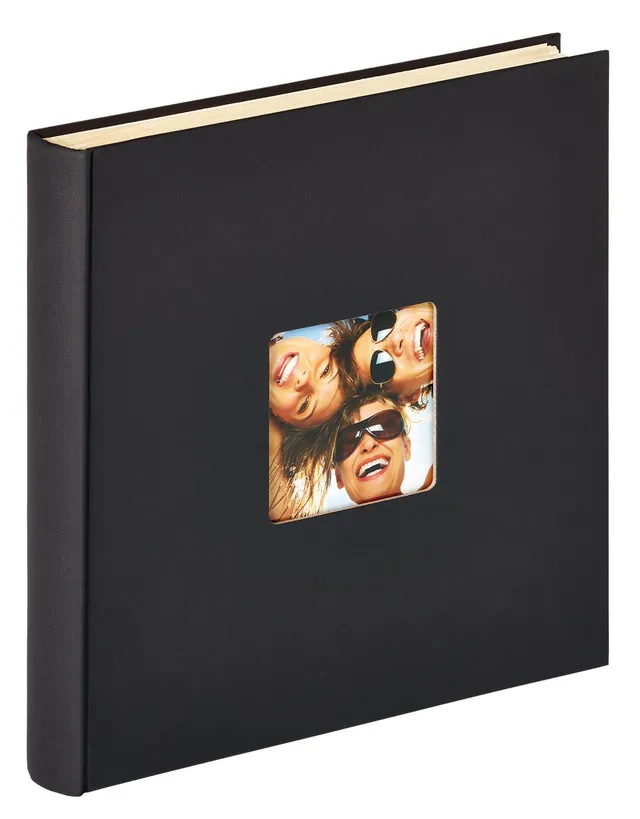 walther design Fun SK-110-B album photo noir 33x34 autocollant