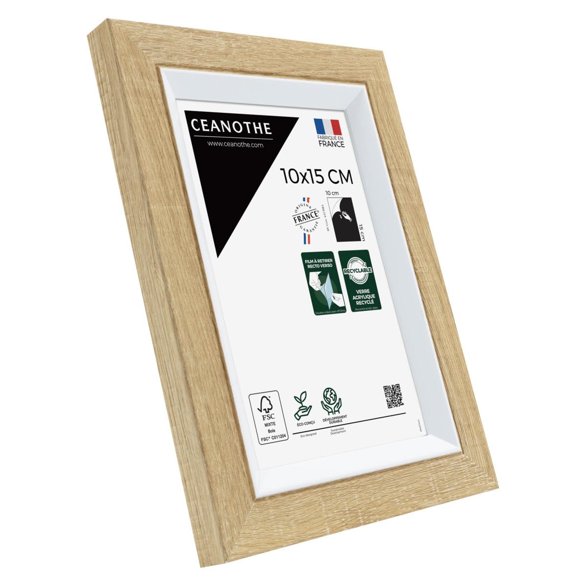 Ceanothe Actual 10x15 cadre photo brut et blanc A6