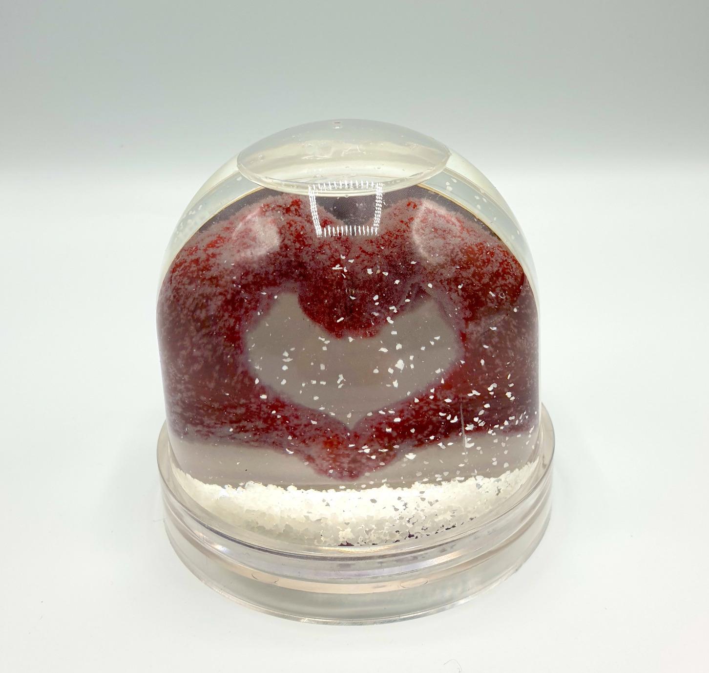 walther design GK080W boule photo paillettes verre 6,5x6