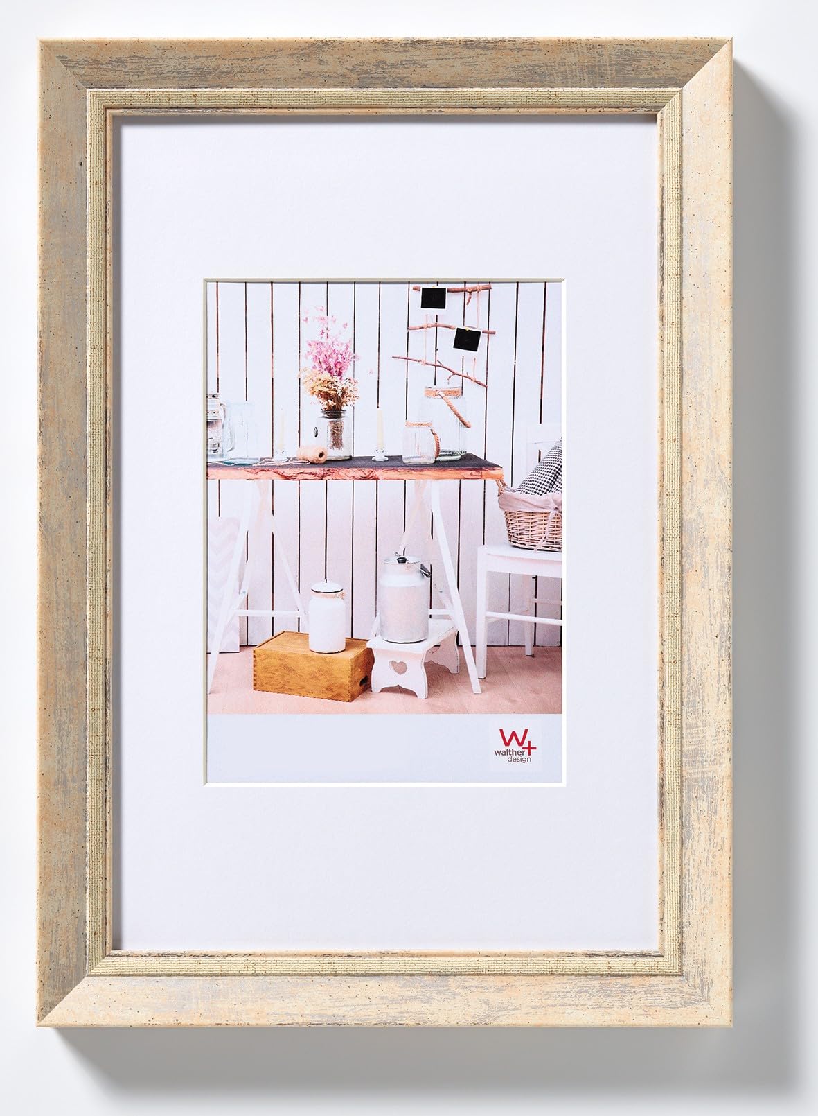 walther design Chalet EL030W cadre photo 20x30 cm blanc passe-partout