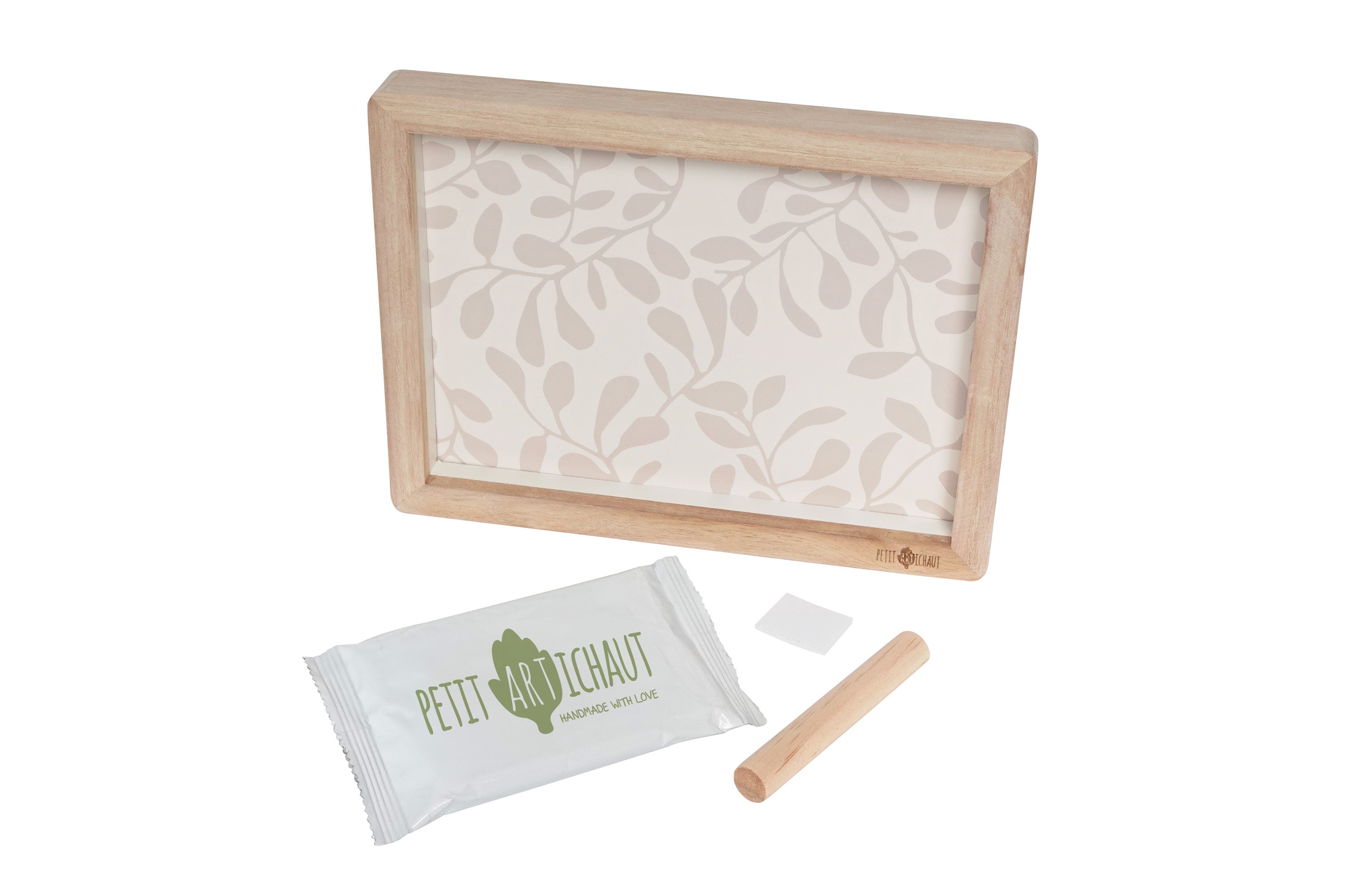 Petit Artichaut Classic Ivy Grey cadre photo bébé empreinte