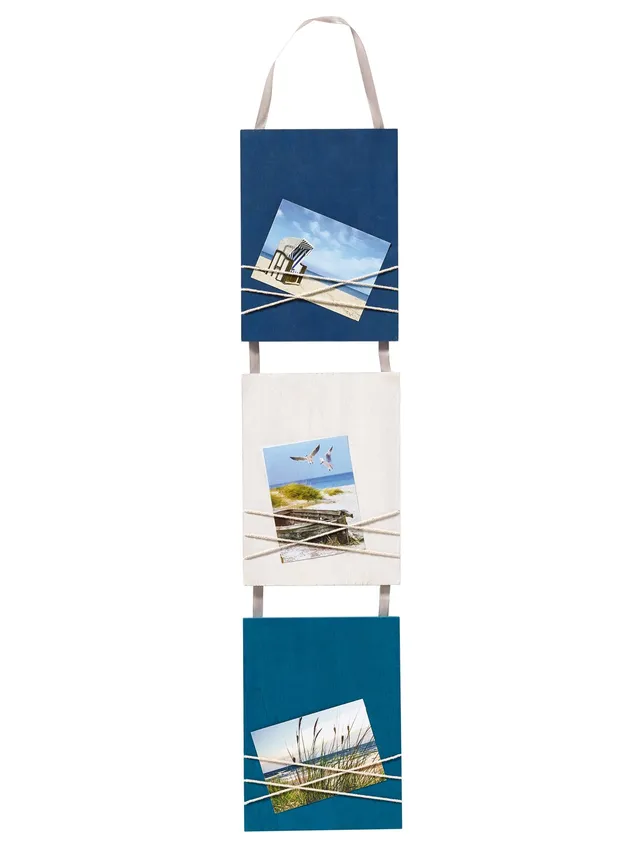 walther design La Casa YO381L galerie photo 3x 8x11 cm bleu