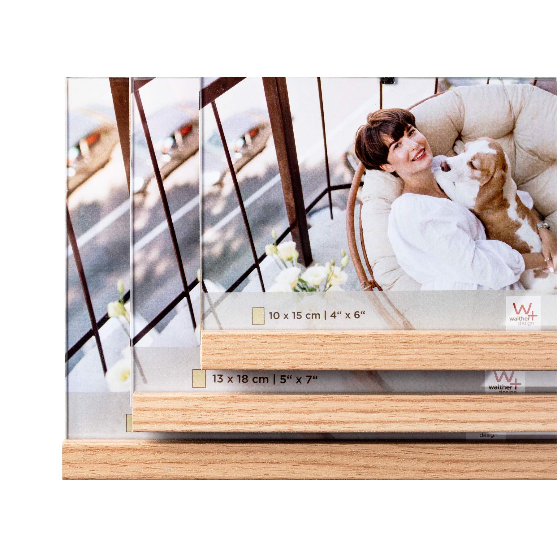 walther design Simplicity YQ015H cadre photo naturel 10x15