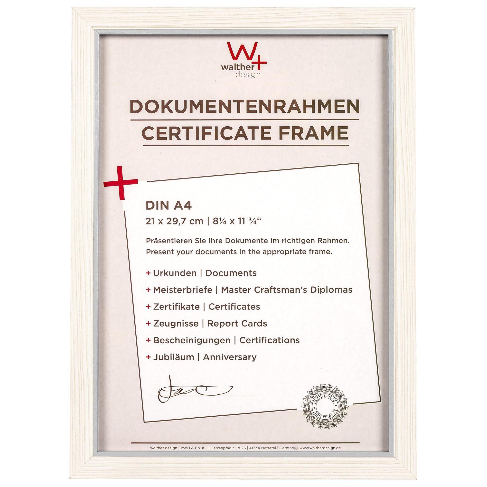 walther design Hygge NC050E cadre photo 40x50 cm chêne
