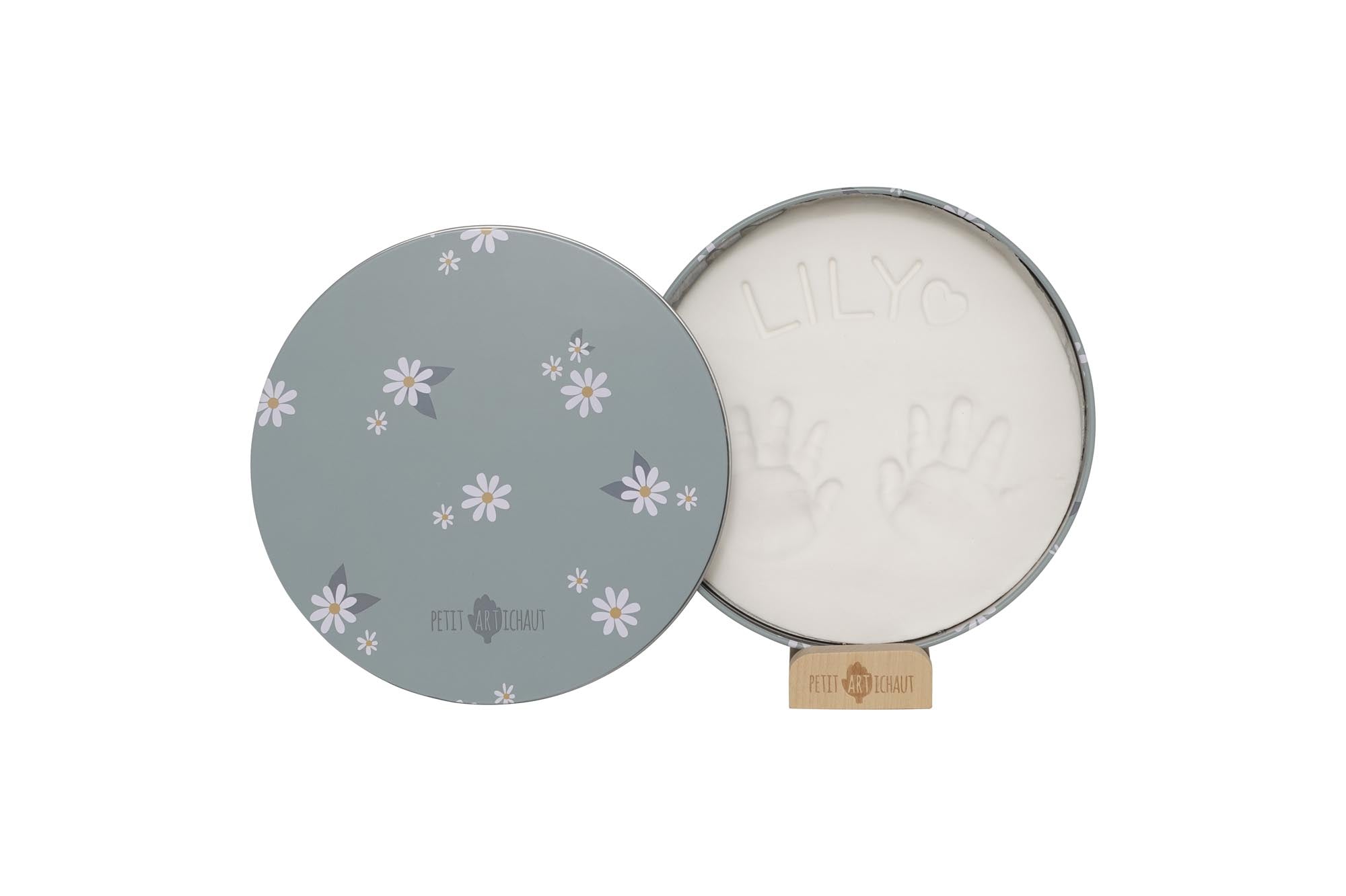 Petit Artichaut Daisy Blue coffret naissance marguerite bleu