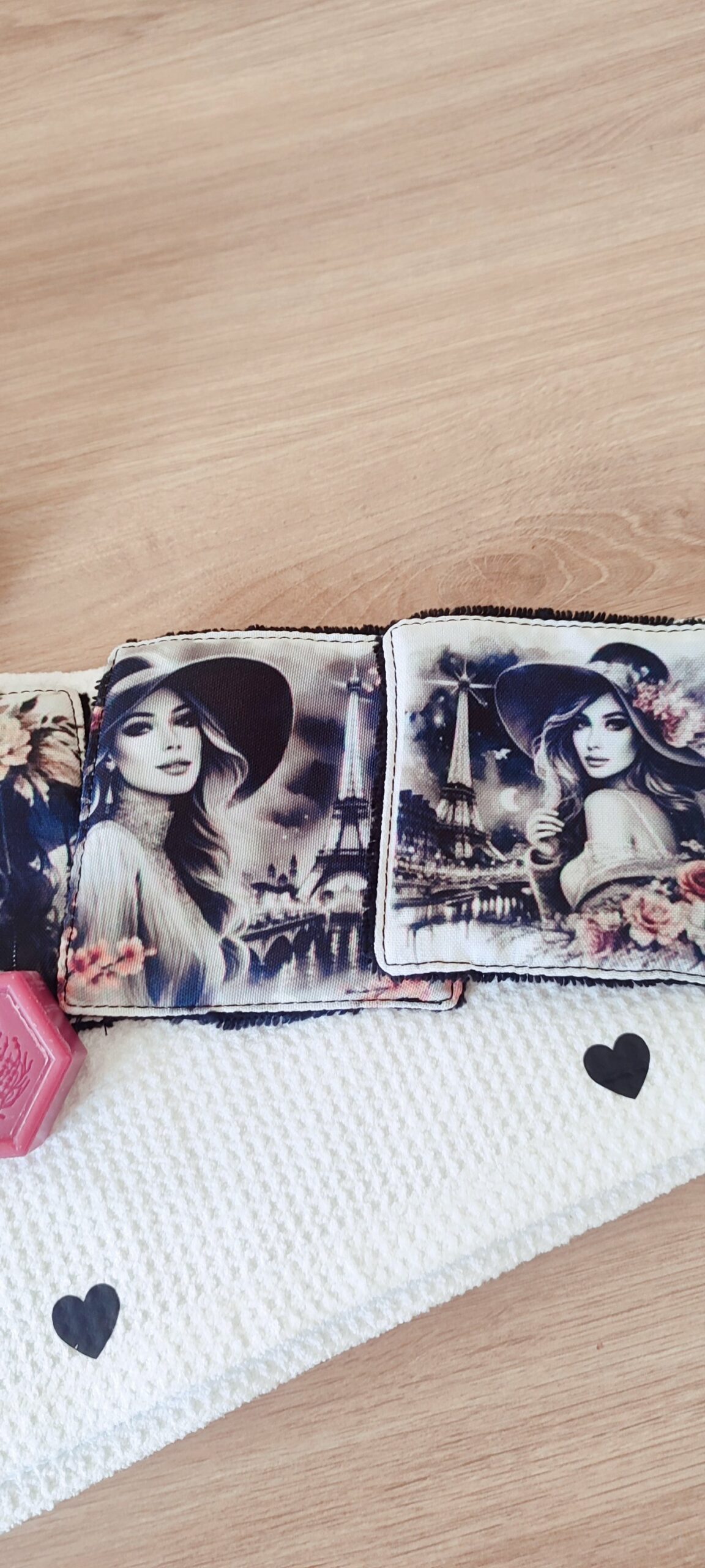 Creat’Angel Corbeille Soins Beauté coffret noir et blanc