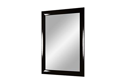 Framo Trend 35 miroir mural 30x35 cm noir brillant