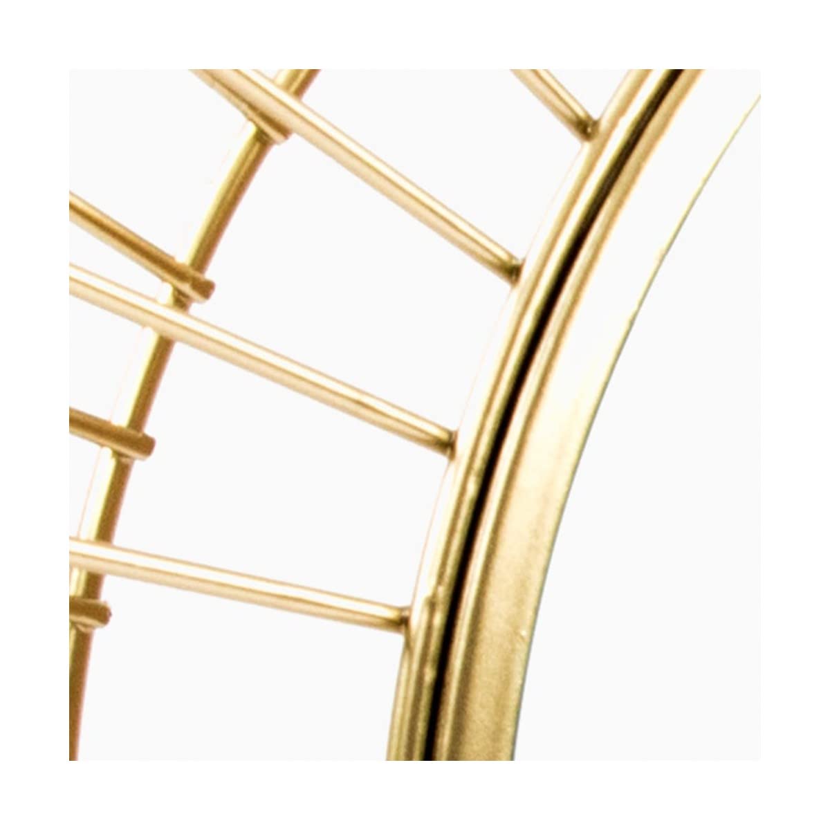 Ceanothe Brio Miroir Rond Doré 47 cm Soleil
