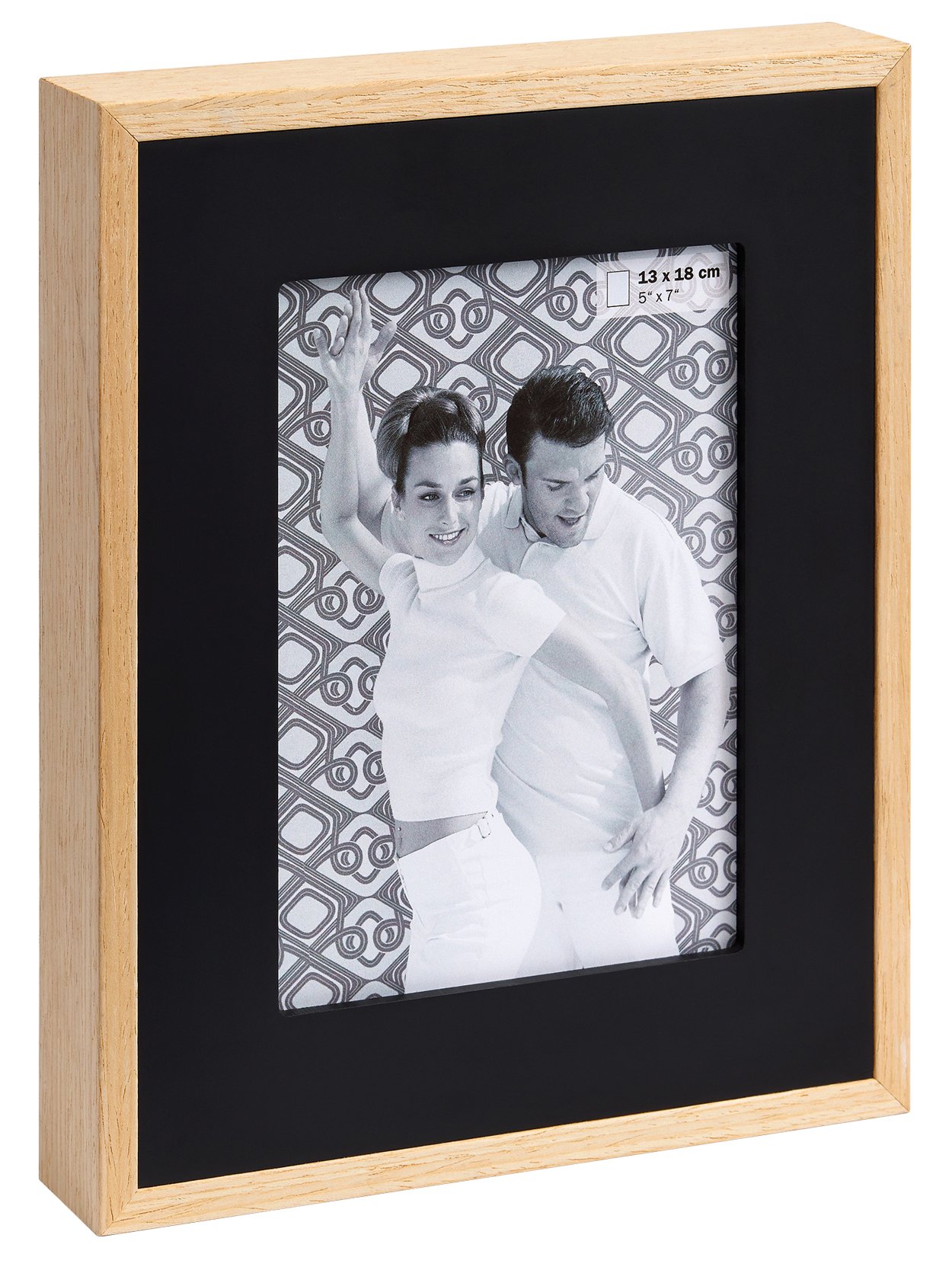 Walther Design Double YP899W cadre photo 8 photos blanc bois