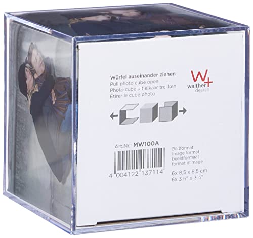 walther design Photo Cube MW100AD verre 8,5 cm lot 2