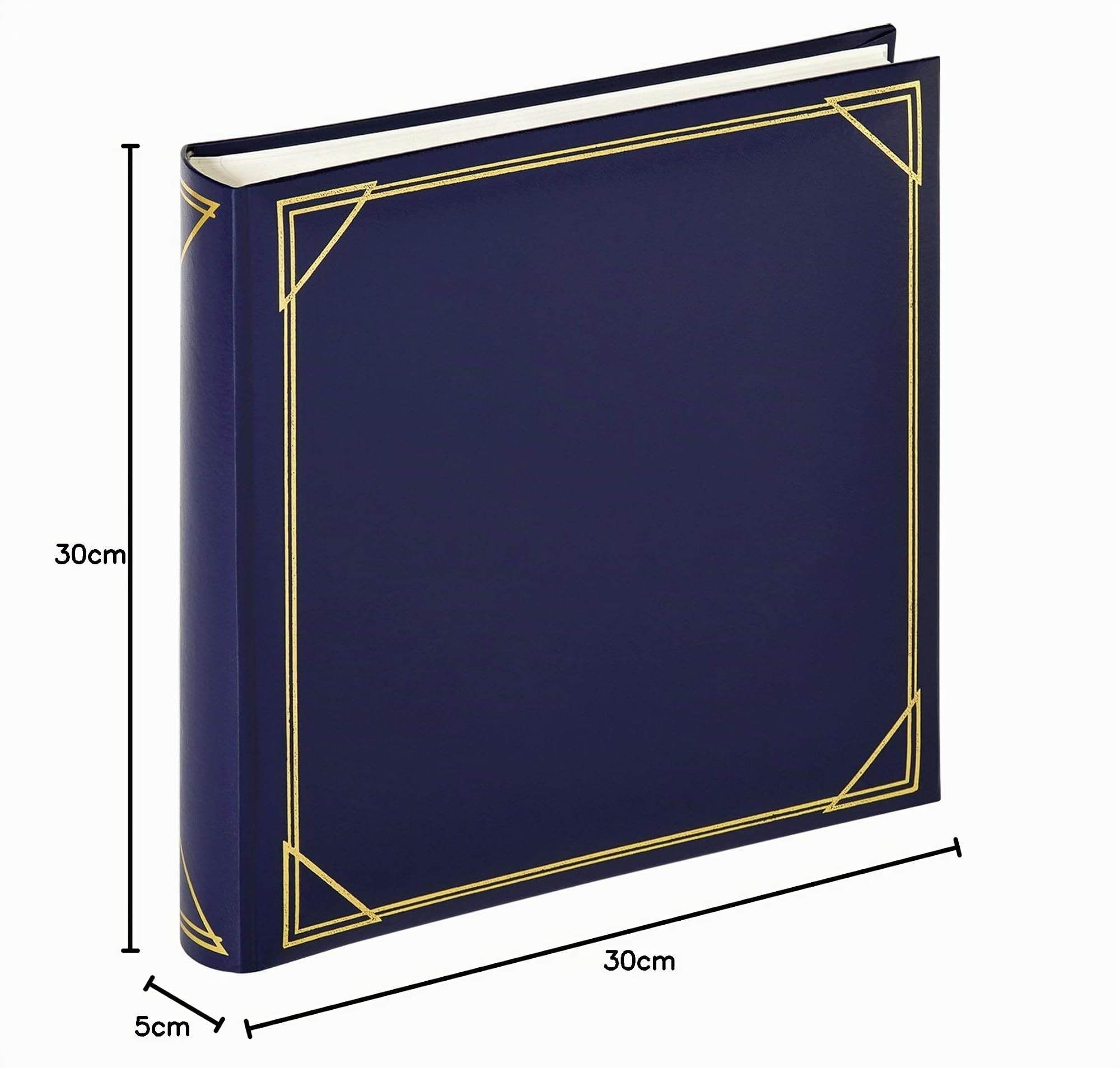 walther design Standard MX-200-L album photo bleu 30 x 30 cm cuir