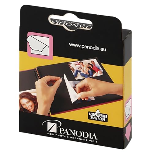 Panodia boîte 250 coins adhésifs double-face transparent
