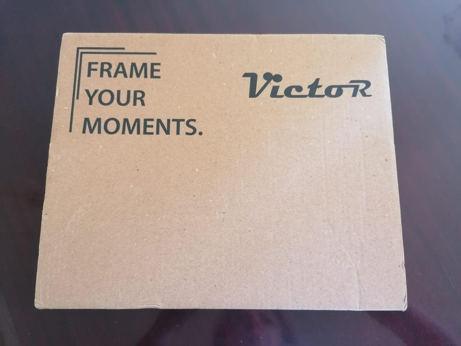 Victor Klee cadre photo 15x21 cm marron bois moderne