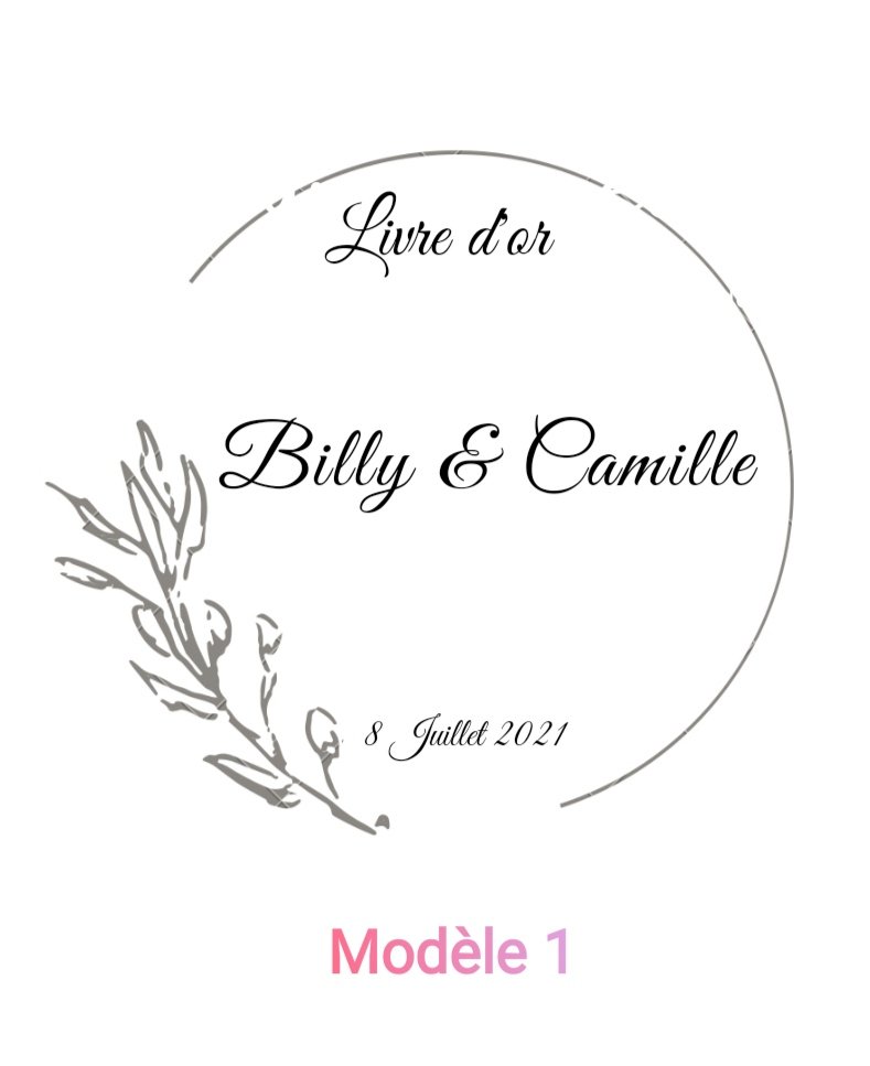 Creat'Angel livre d'or mariage tissu noir 20 pages