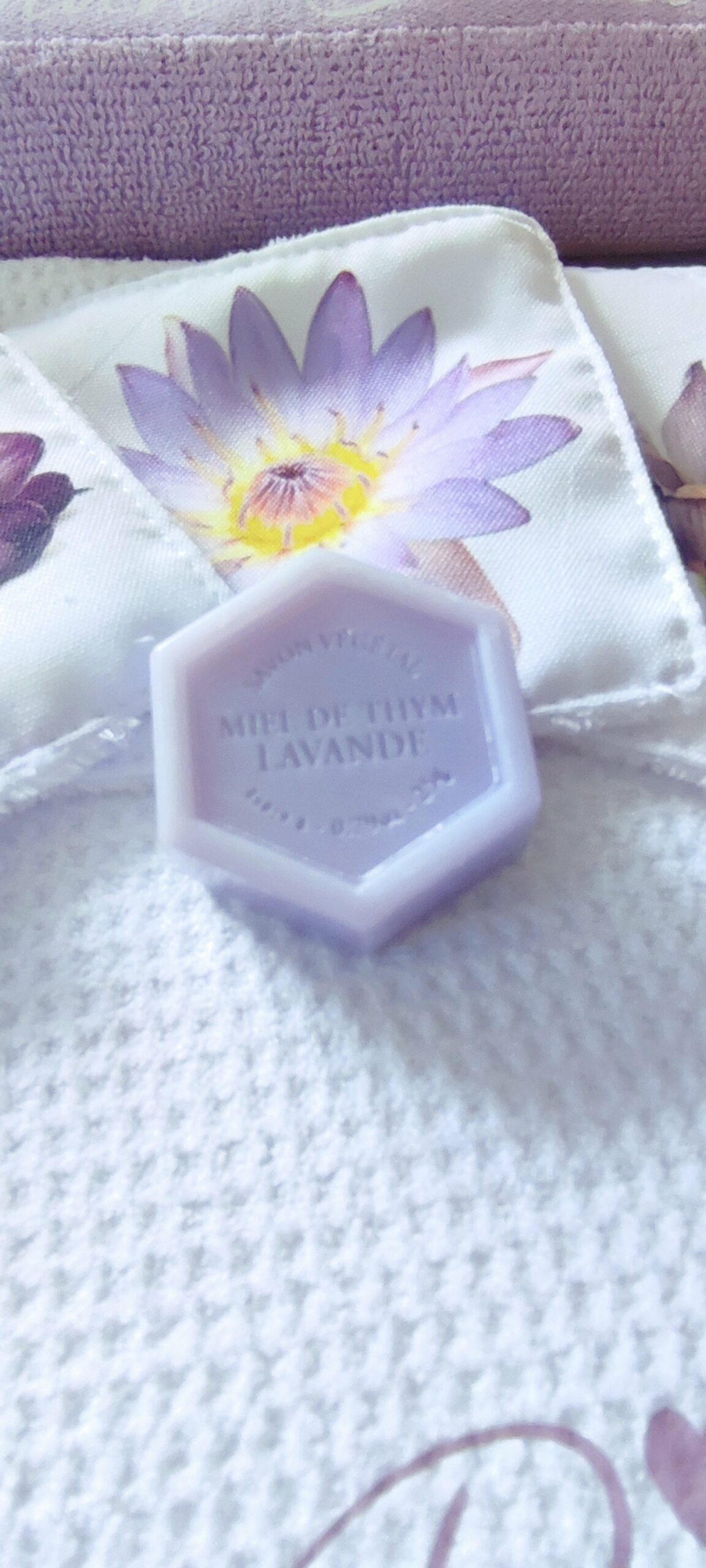 Creat’Angel corbeille soins beauté violette coffret cadeau