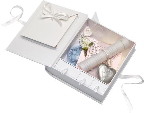walther design Mariage boîte rangement blanche cœur