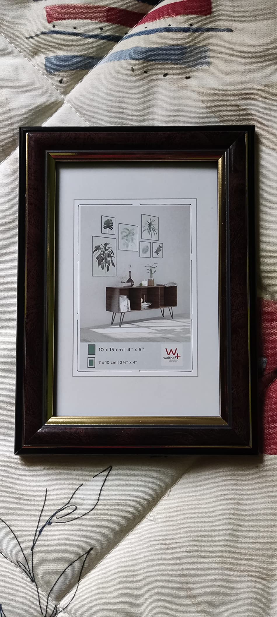 walther design Smell JD318N cadre photo noyer 13x18 cm