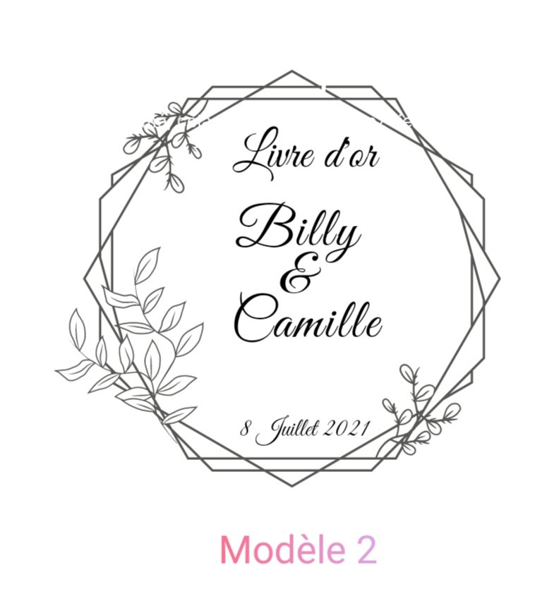 Creat'Angel livre d'or mariage tissu noir 20 pages