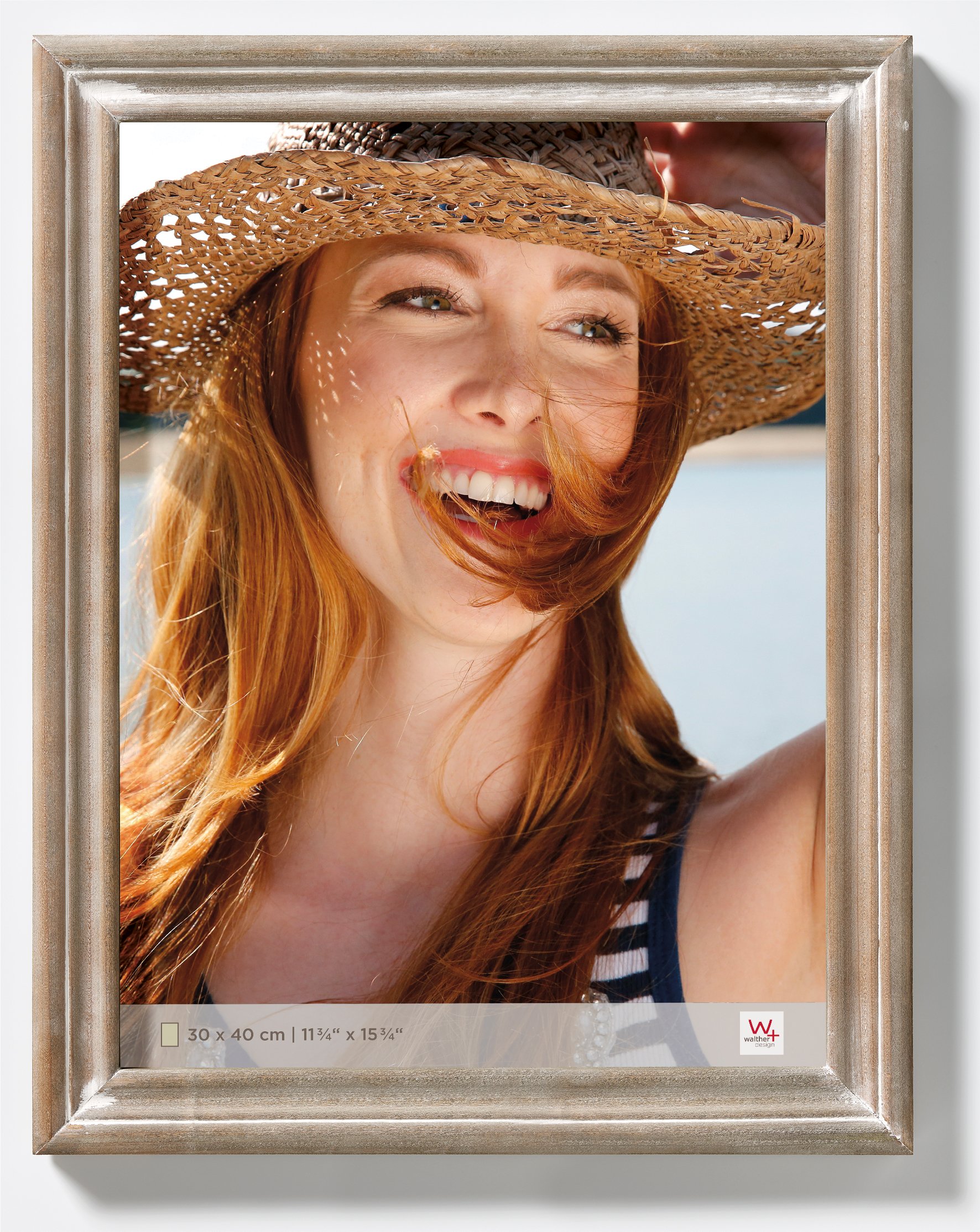 walther design Dijon QU318P cadre photo marron 13x18