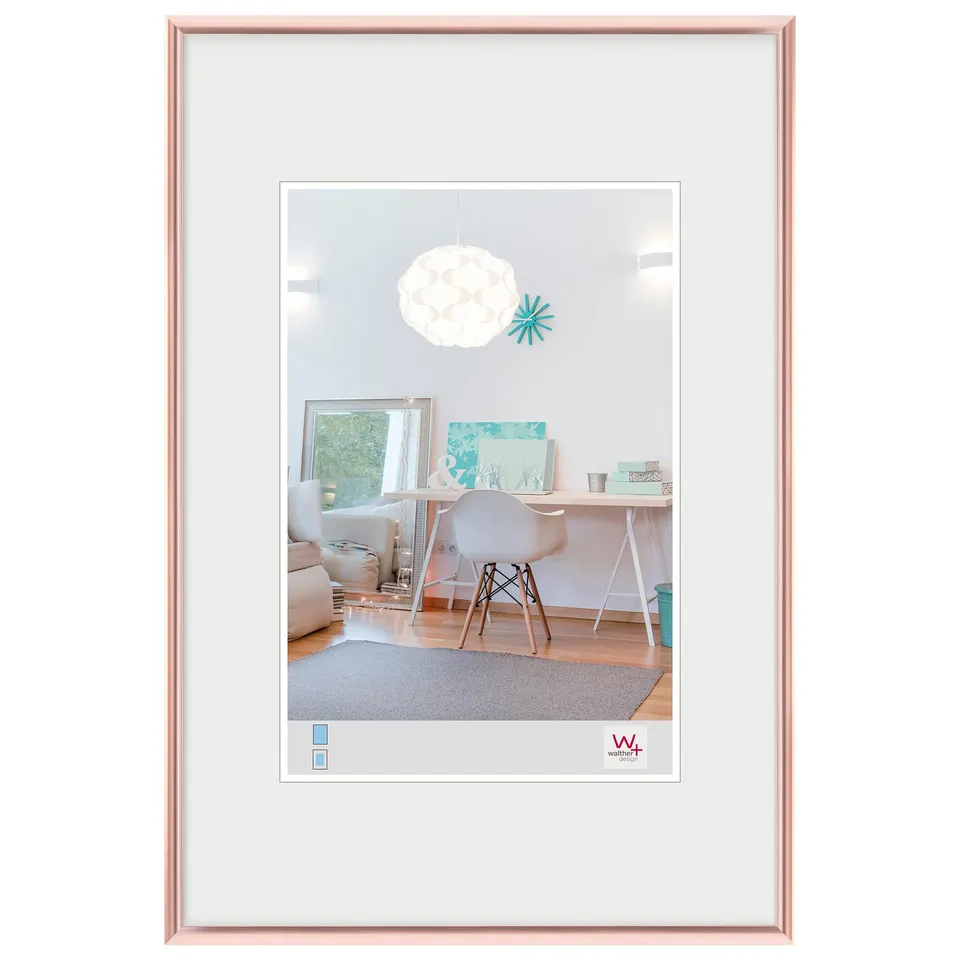walther design New Lifestyle KV520Y cadre photo 15 x 20 cm or rose