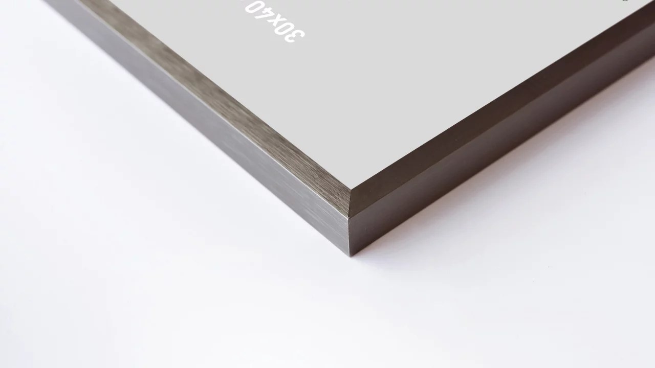 Nielsen Design C2 cadre photo aluminium profil plat