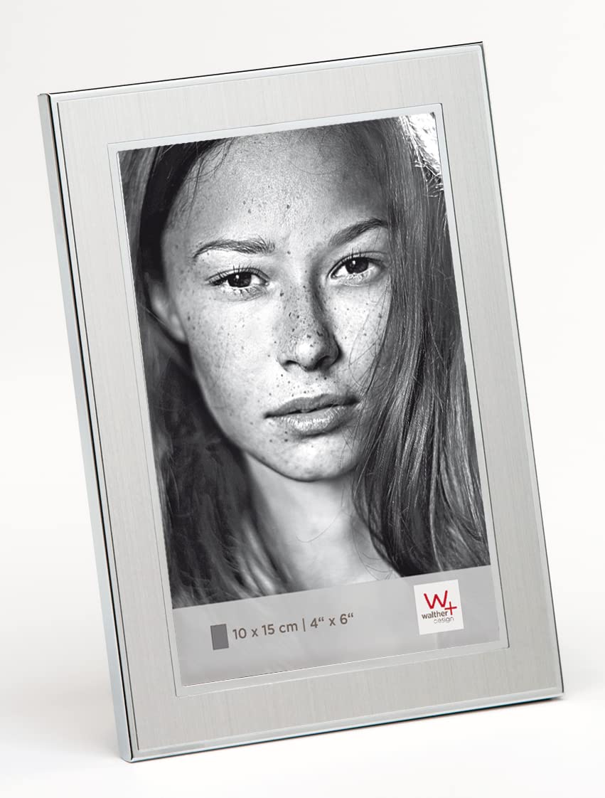 walther design Jazz PJ015S cadre portrait argent 10x15 cm