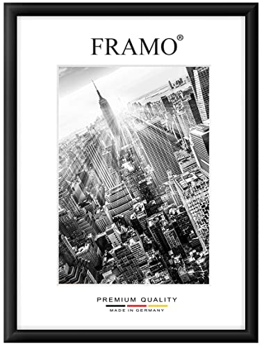 FRAMO 35 mm cadre photo bois 50x60 cm noir mat